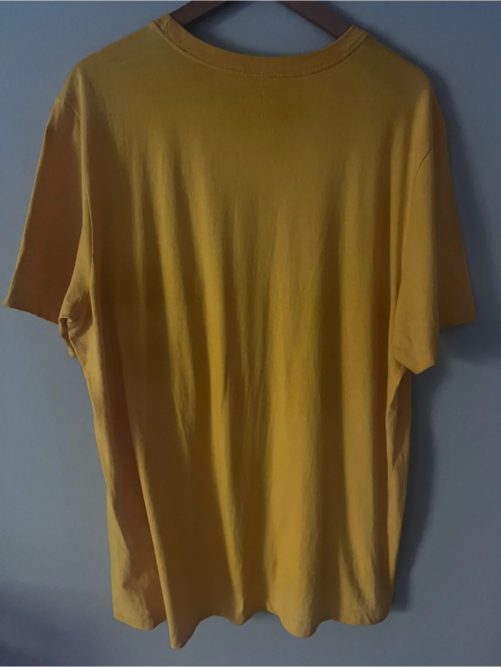 Nike Yellow Short Sleeve Tee with Multicolor 'Just Do It' Graphic
